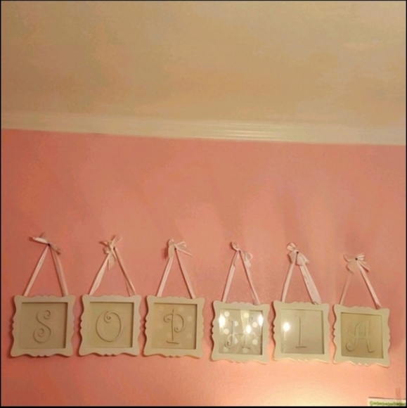 Sophia wood wall letter - Picture 1 of 4